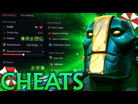 Earth Spirit with cheats showed unbelievable skill! Umbrella Dota 2