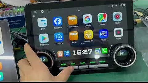 Belsee 10.33" Screen Dual Knob Physical buttons Stereo Radio Android Auto Head Unit for Universal