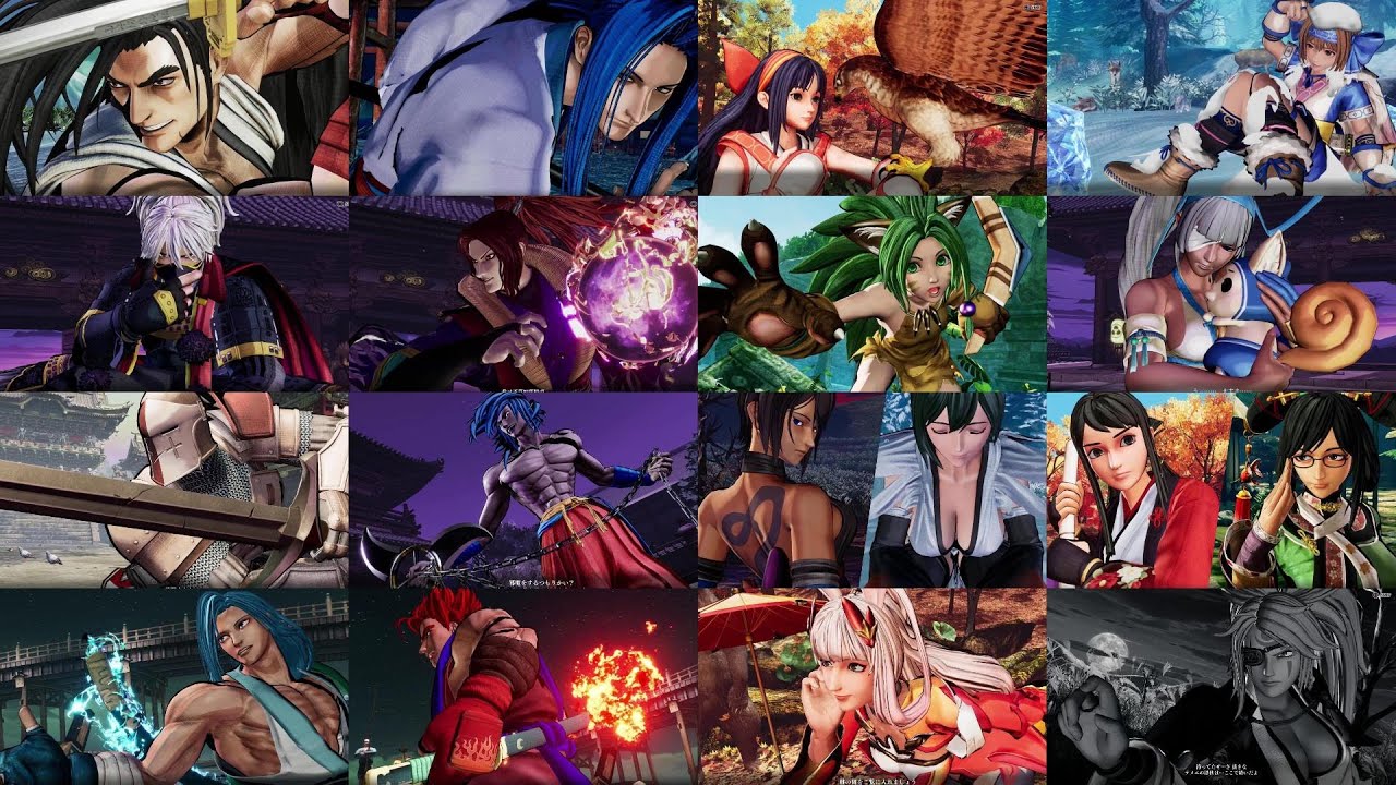 SAMURAI SPIRITS】DLC含む全30キャラ 登場シーン まとめ 侍スピリッツ