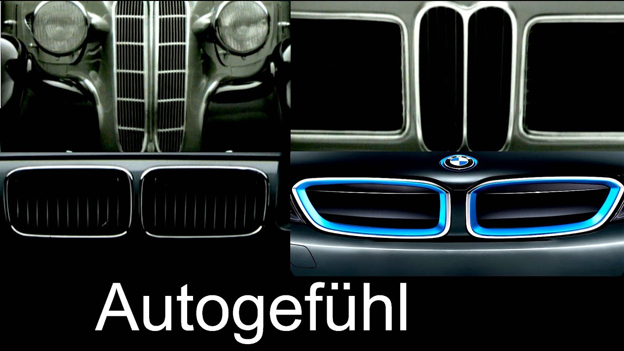 neuero ship unloader BMW Double Kidney development morphing 100 years in 30 secs - historische Doppelniere Entwicklung