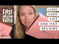 Luxe lash lift and tint first impression  reviews