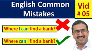 100 MOST COMMON MISTAKES in English Grammar - Error Identification | English Common mistakes Video 5