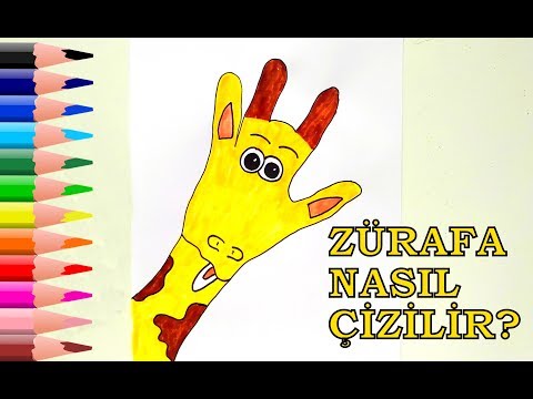 El ile Zürafa Nasıl Çizilir? - ÇOK BASİT!!!