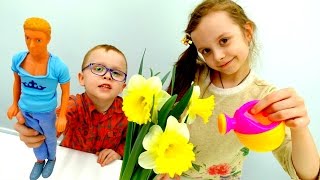 #8Марта: 💗ПОДАРОК своими руками ДЛЯ МАМЫ!💐 Игры и #ВидеоДляДетей StarKids Соня и Стас