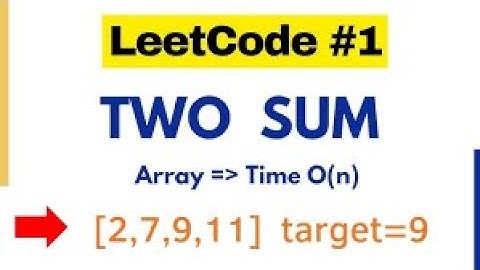 Leetcode | 1. Two Sum | Easy | Java Solution