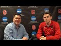 Halftime interview with Grove City senior guard Nate Peters
