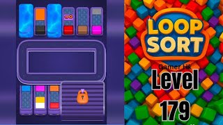 Loop Sort Level 179 Hard level Walkthrough Solution 