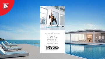 TOTAL STRETCH с Екатериной Ковпак | 22 мая 2022 | Онлайн-тренировки World Class