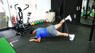 Banded High Plank Leg Lifts | Band | Strength and Conditioning Exercises