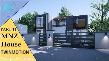 MNZ House | Part 11 | Complete Step By Step Project | Revit Tutorial