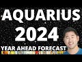 AQUARIUS - Your 2024 Year Ahead Forecast ♒️ 🔥 Love, Money, Career, Spirituality Tarot Horoscope