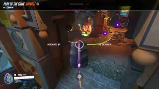 JUNKRAT QUAD KILL WITH TIRE | Overwatch 2 POTG