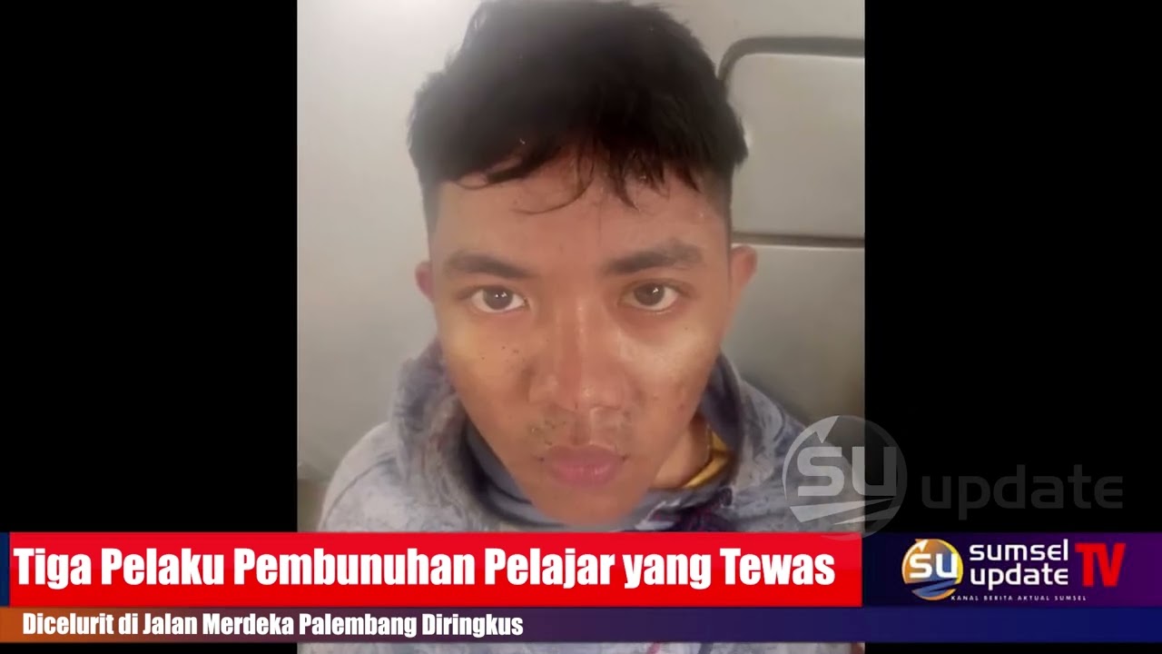 Tiga Pelaku Pembunuhan Pelajar yang Tewas Dicelurit di Jalan Merdeka Palembang Diringkus