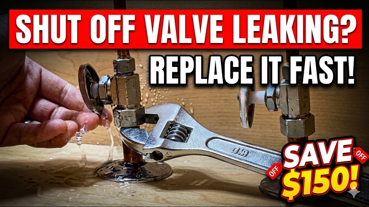 How to Replace Kitchen Sink Shut off Valve 