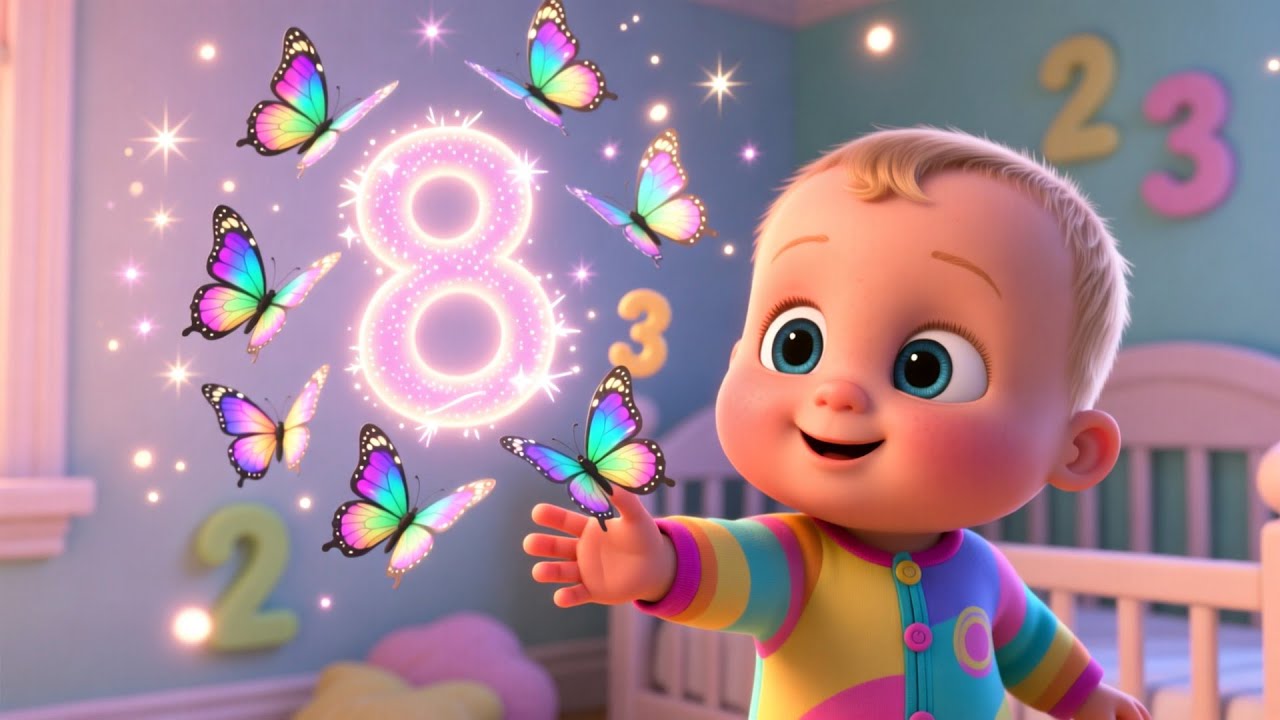 Baby’s Day with Numbers 🍼🔢 | Fun Counting Songs for Kids | Preschool Learning Video