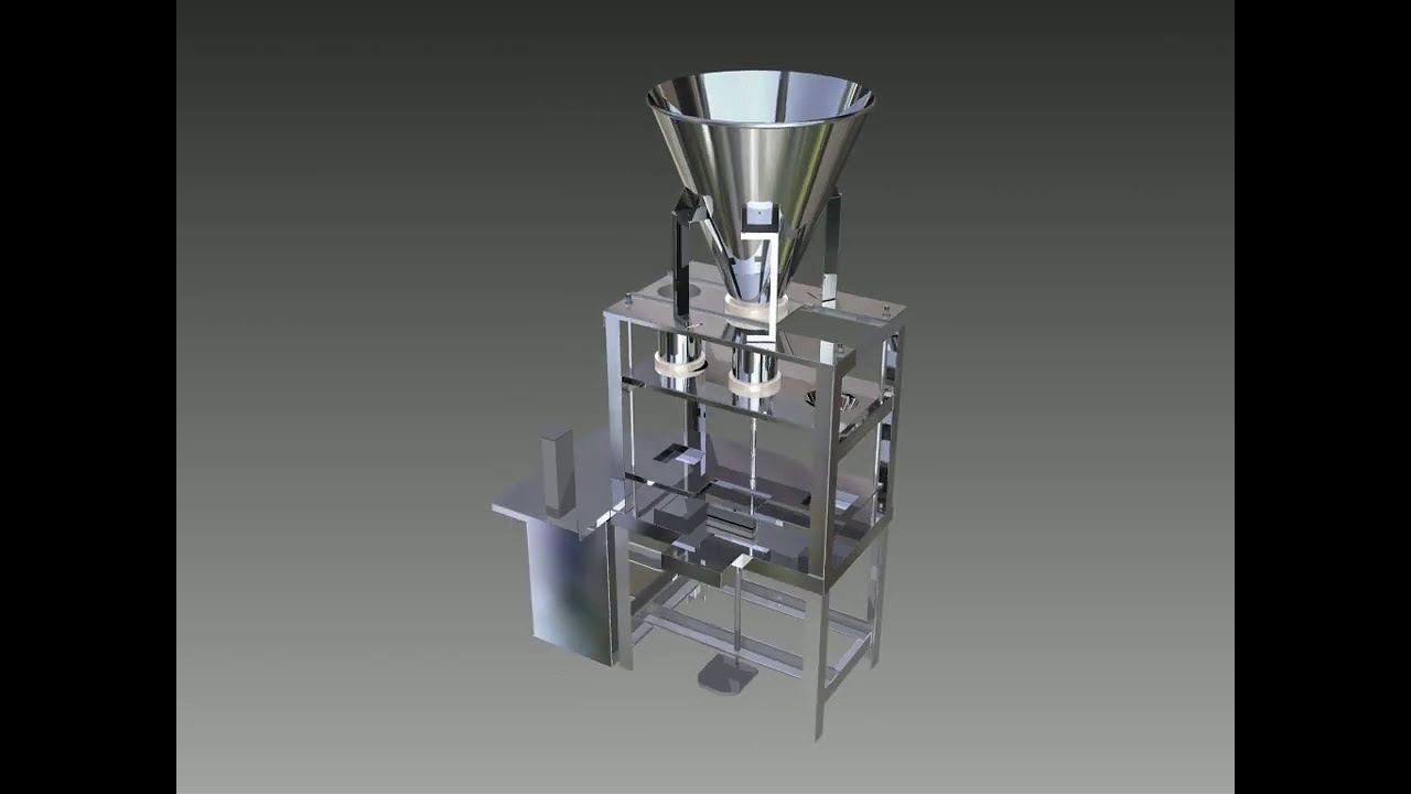 Simulación máquina dosificadora empacadora de café 