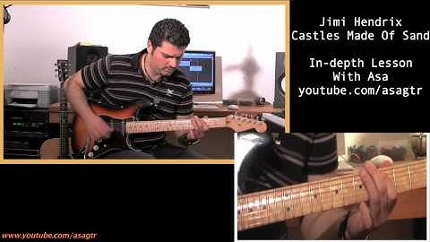 Jimi Hendrix Castles made of sand lesson Part 1