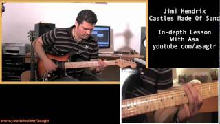 Jimi Hendrix Castles made of sand lesson Part 1