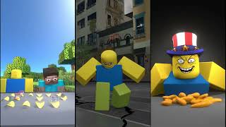 Roblox Noob vs Delivery 2000 vs 2026 vs 2050 | Roblox animation