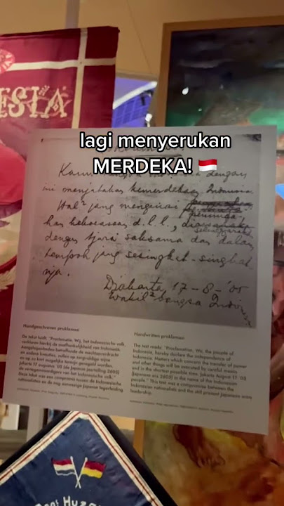 KETEMU FOTO LANGKA PROKLAMASI DI MUSEUM BELANDA 😱⁉️ #shorts #JerhemyOwen
