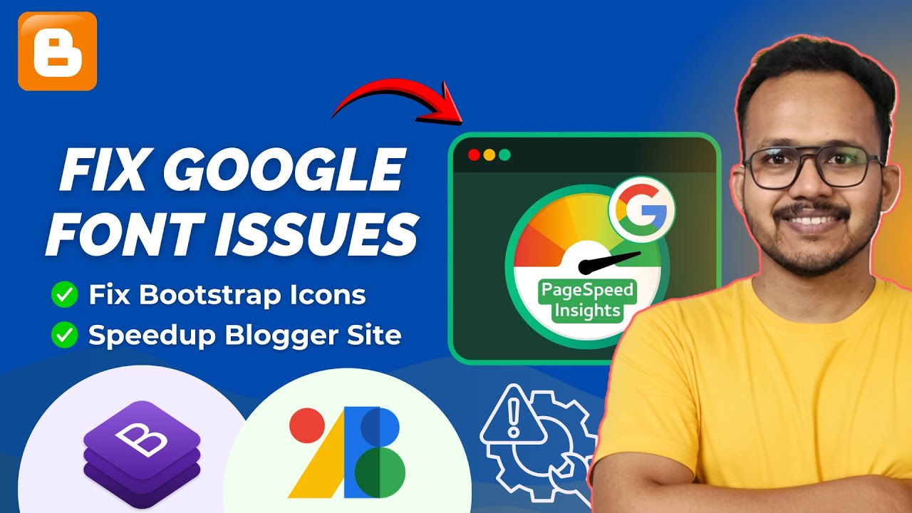 Шрифты Google замедляют работу Blogger? Вот решение 📈 (повысьте показатель PageSpeed!)