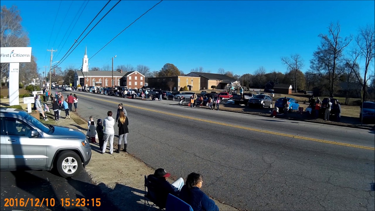 Williamston South Carolina parade December 10 2016 YouTube