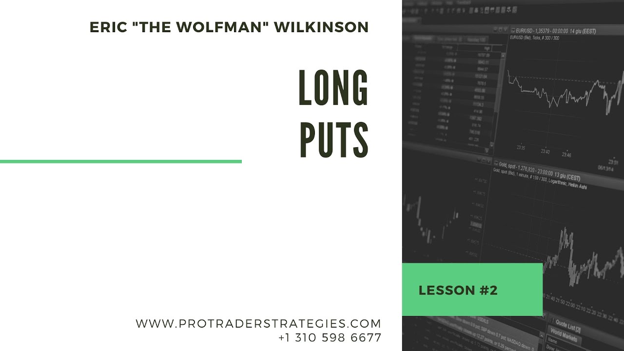 Options Guide -Cracking the Code- Lesson #2 Long Puts - YouTube