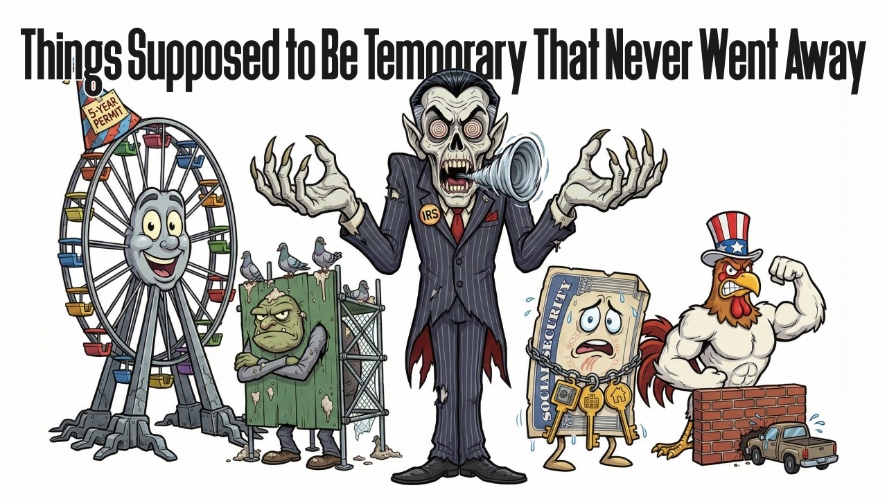 Things Supposed to Be Temporary That Never Went Away