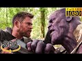 VR 360° Video | Thor vs Thanos | Thanos Snaps His Finger (Avengers Infinity War) Full HD 1080P