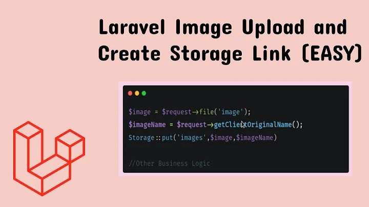 Laravel Upload Image and Create Storage Link