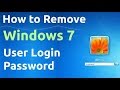 How to Remove Windows 7 User Login Password (Very Easy)