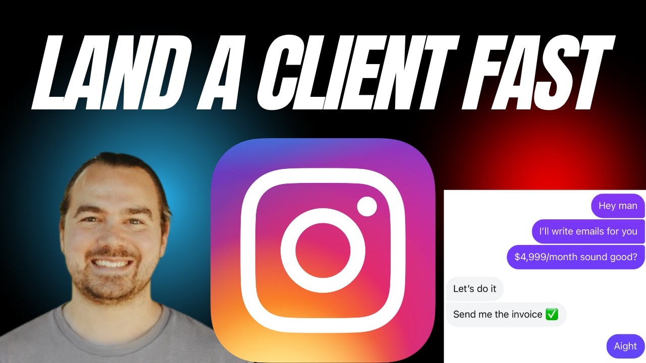 How to land your first copywriting client on Instagram in 30 days - YouTube