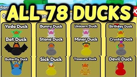 FIND THE DUCKS How to Get ALL 78 Ducks Roblox
