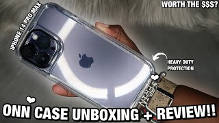 iPhone 14 Pro Max📱[ ONN ] Case Unboxing + Review!! 📦 *RUGGED CLEAR* 🔨 PT. 7 | WORTH THE $$$!?✨