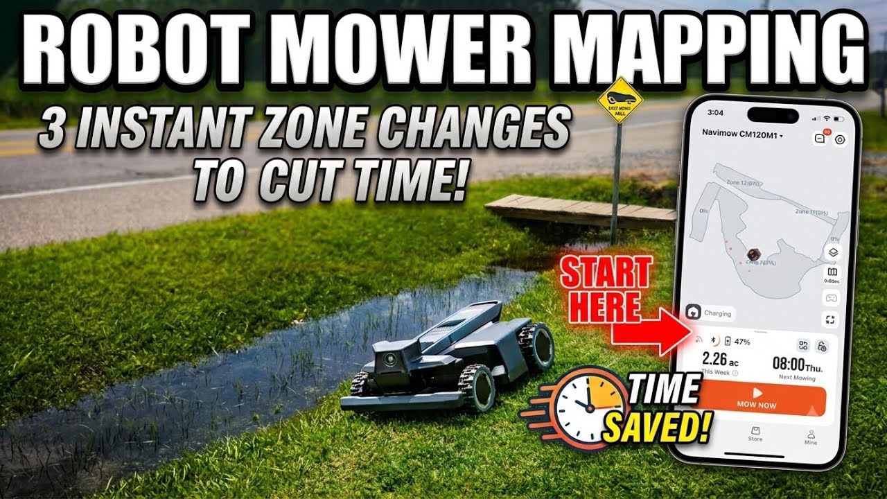 Robot Mower Mapping: 3 Zone Changes That Cut Mow Time
