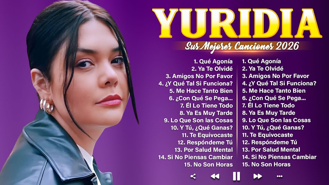 Yuridia Sus Mejores Éxitos 2026 - Grandes Exitos De Yuridia - Nuevas Canciones de Yuridia