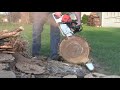 Stihl ms500i chainsaw ported and squished additional exhaust duration snellerized