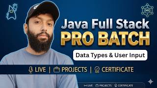 Master Java Data Types &amp; User Input 🚀 (Scanner Explained) | Core Java Day-11