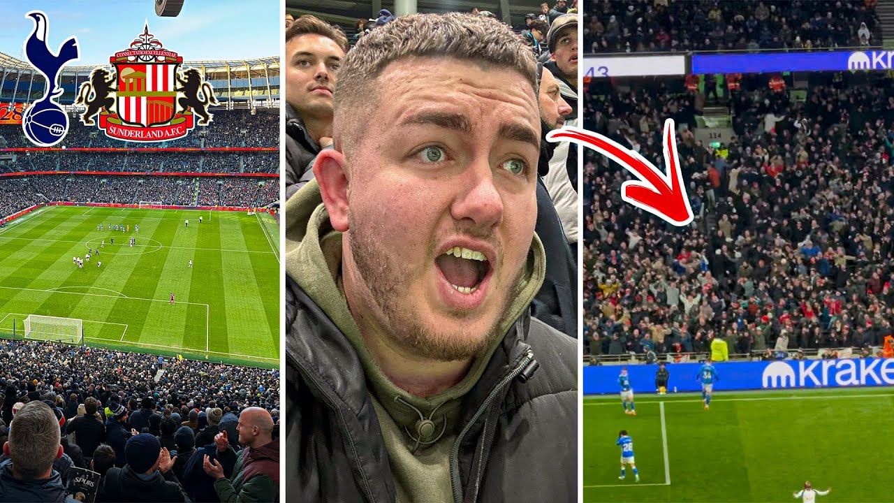 THE CRAZIEST LIMBS I'VE EVER SEEN AS SUNDERLAND SCORE LATE GOAL vs SPURS