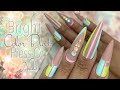 Color Block Abstract Nails | MelodySusie Gel Kit and Nail Lamp  PressOn Nails