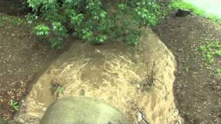 Flooding on willow springs road in Morgan Hill CA.