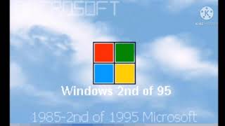 Windows Startups 2nd of 1992-2nd of 2017 with Progressbar95 startup sounds