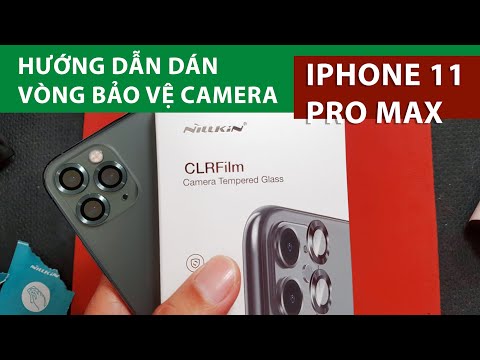 Video Hướng dẫn dán Vòng bảo vệ camera iPhone 11 Pro Max - youtube