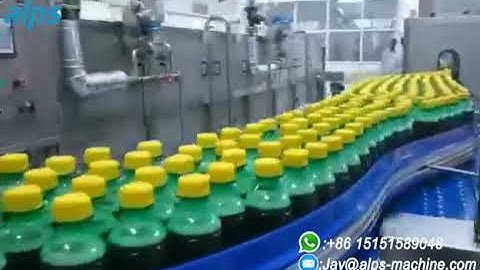 Video 8000bph CSD Carbonated Beverage Production Line