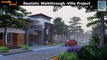 Beautiful Premium Villa Design | 3D Walkthrough | Sketchup and Lumion | Buildon Ideas