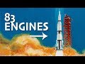 It Took 83 Engines to Get to the Moon