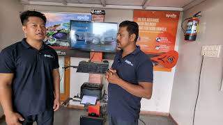 Manipur student 100% practical wheel alignment training at AMP tech ® ,M: +91 9373305074