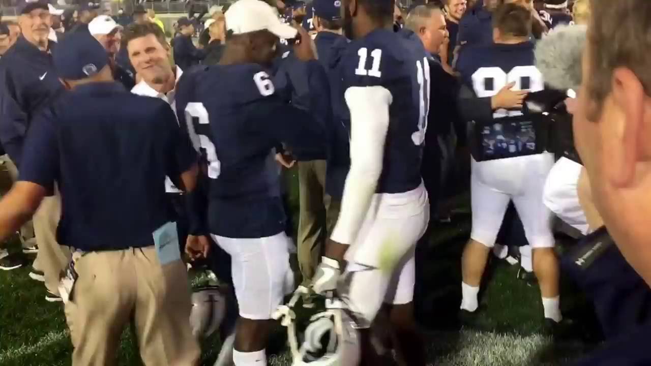 Penn State coaches party like it's 1999 after overtime victory YouTube