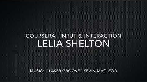 Gestural Interaction