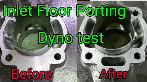 Inlet Floor POWER Port DYNO Test - Kawasaki AR93